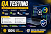 qa test usability manual functionality of your website app and review