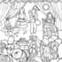 do black and white illustration art