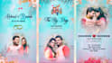 make elegant indian wedding invitation video