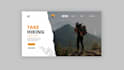 design website banner, slider, hero image