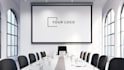 design custom zoom virtual background with logo