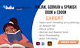 format, proofread italian book, german book spanish book for amazon KDP etc