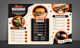 do restaurant menu cards with creative design