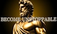 create unique design youtube thumbnail on stoicism quotes