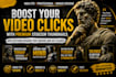 design eye catching youtube thumbnails for stoicism videos