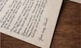 beautifully handwrite your letter with vintage stamp