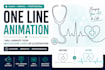 animate your one line art logo or illustration