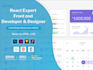 create react js frontend development and pixel perfect UI