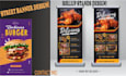 design stand , roll up banner, wall banner and street banner