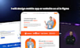 design mobile app or website ux ui in figma