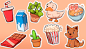 create custom cute stickers