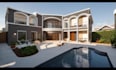 do 3d interior design and rendering of villa, gym and house
