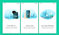 design onboarding and intro screens