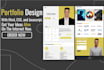do responsive website design using HTML, CSS, js, php, mysql
