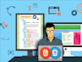 be your frontend web developer using react, HTML, CSS, bootstrap, javascript