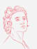 draw a lineart, sketch style digital illustration