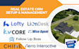 setup wise agent, lofty crm, chime, kvcore, follow up boss, liondesk, clixlo