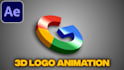 animated logo intro video