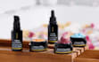 luxury cosmetic and skincare label and packaging design