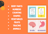 design custom themed preschool flash cards