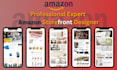create professional amazon storefront, amazon brand store or amazon store design
