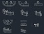 create electrical cad blocks and autocad template design
