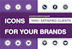 design custom unique icons with fastest delivery
