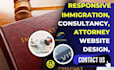 design responsive immigration consultant attorney website