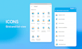 draw icons, empty states, banner illustration for web or app