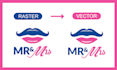manually vector trace, recreate logo and provide high resolution files