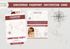 do passport theme wedding invitation card, boarding pass