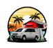 design modern awesome travel logo