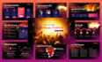 design premium pitch deck for film, TV series, and event