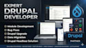 develop drupal cms website API integration and headless solution