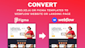 create a webflow landing page with all devices responsive