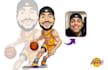 draw a funny big head caricature from your photo