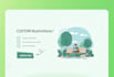 create modern flat design illustrations quickly