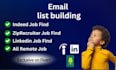 get recruitment leads from indeed, linkedin, zip recruiter