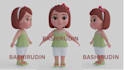 3d cartoon character modeling, 3d cartoon character design, 3d modeling