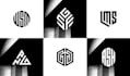 design monogram logo or initial letter