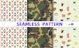 design camouflage, monogram, geometric, and any vector repeat seamless pattern