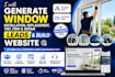 generate window installation replacement tint firm repair leads build website