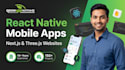develop a react native and nodejs application with mongodb