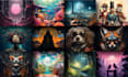 create custom concept art with midjourney ai