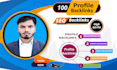 create 200 backlink profiles from high da quality websites