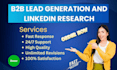do linkedin lead generation, web scraping, data scraping, web research