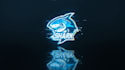 create neon glitch logo video intro