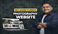 design photography, videography, portfolio website