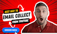 collect email leads from youtube channels