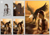 do fantasy illustration, concept art and character design